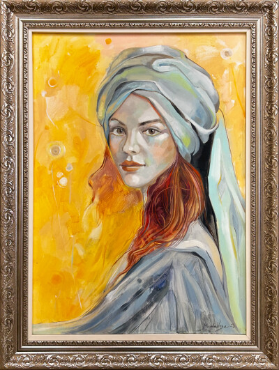 The girl with the turban